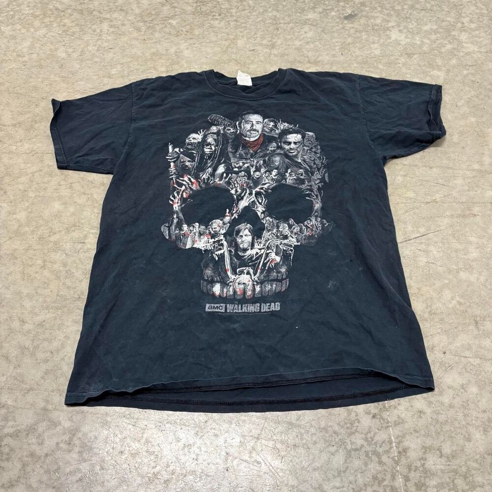 American-vintage Men's Black T-shirt
